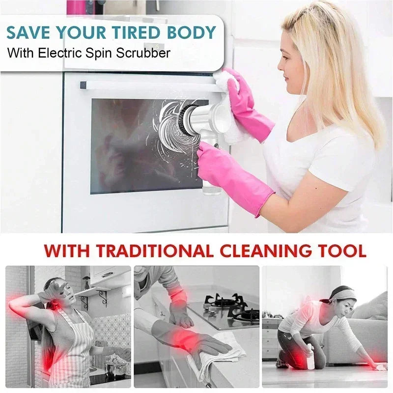 CleanNest Power Spin Scrubber